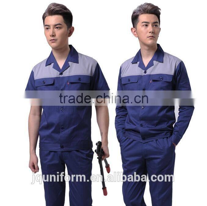 custom long sleeve mens industrial breathable worker's blue overalls wholesale