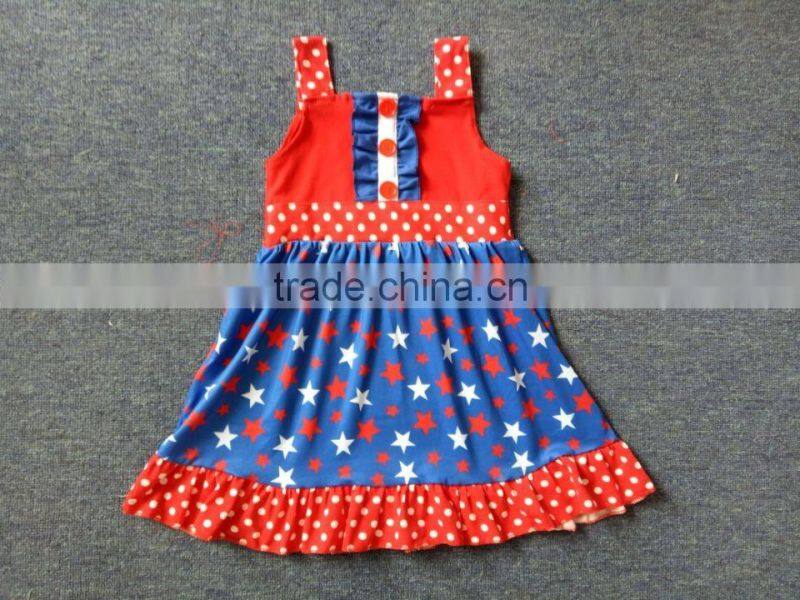 latest children castle printed dress in 2017 fashion girls stylish frocks remake