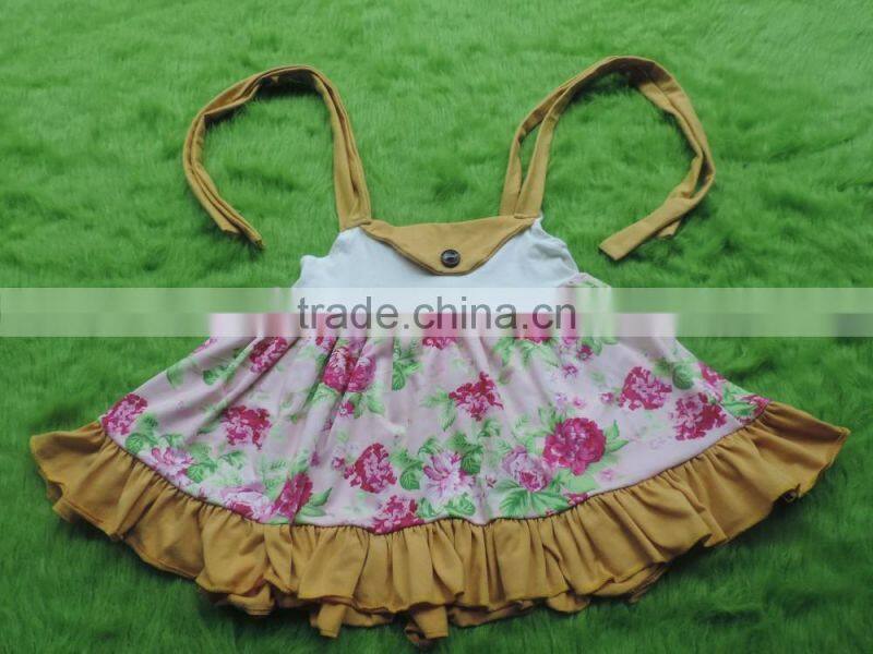 baby frock design pictures 4th of july shits child baby floral shirt shoulder strap t-shirts