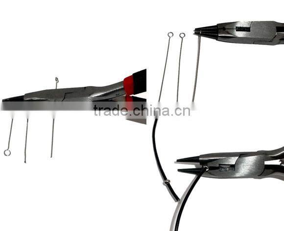 High Quality Practical Beading Jewelry Hand Tool 13cm Stainless Steel Round-Nose Pliers