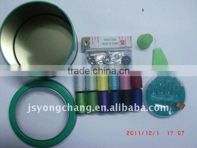mini sewing tin box