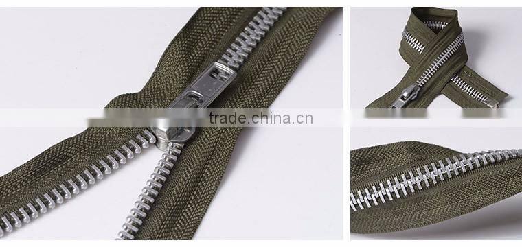 #8 o/e aluminum Metal Zipper or Zips