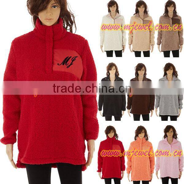 FACTORY wholesale monogrammed fleece pullover
