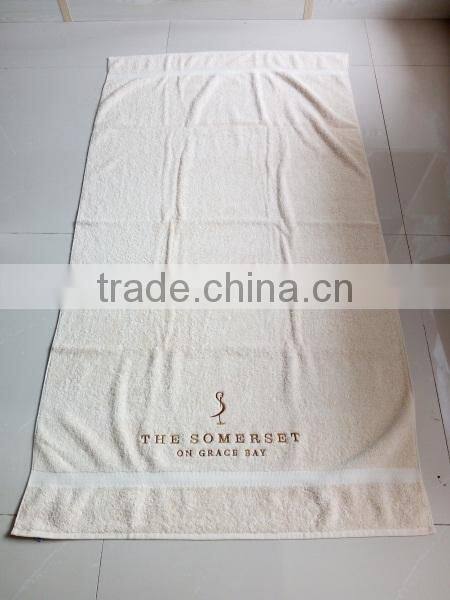 100%cotton terry bath towels with custom color plain dyed