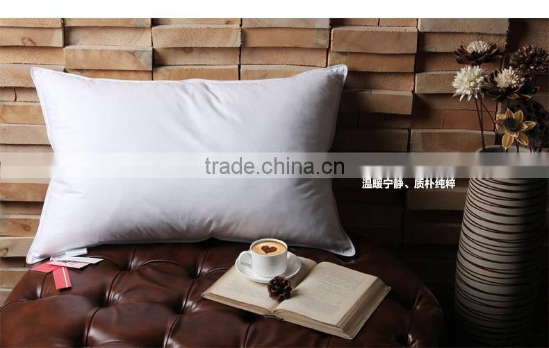 High Quality Super Soft Filling White Goose Down and Feather Pillow Supplier's Choice