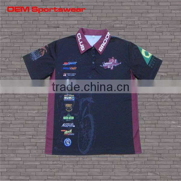 Polo apparel manufacturer in china custom motocross jersey for club