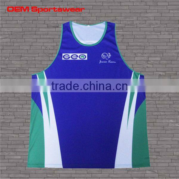 wholesale running singlets custom design