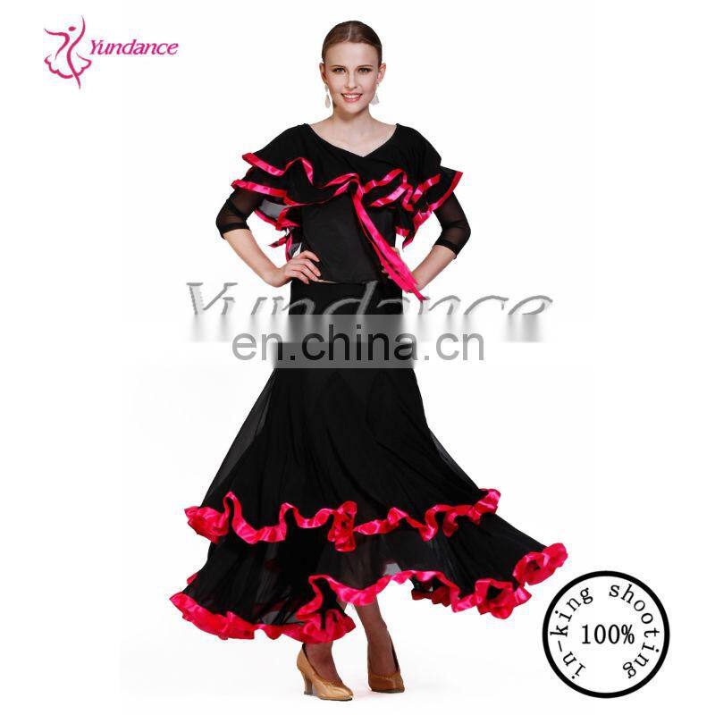 2016 Elegant Mannequin Woman Lyrics Ballroom Dance Dress AB038