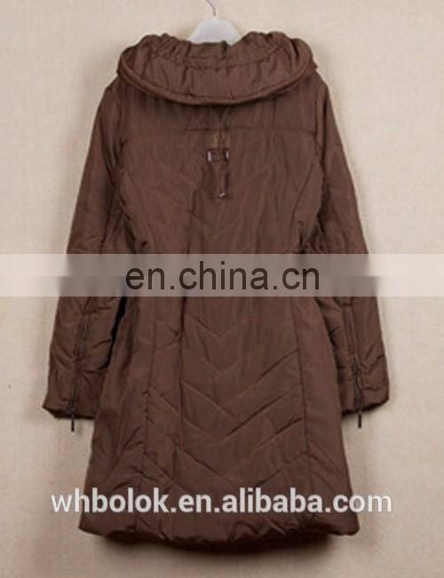 New style winter plus size trench coat very warm quilted polyester winter coat
