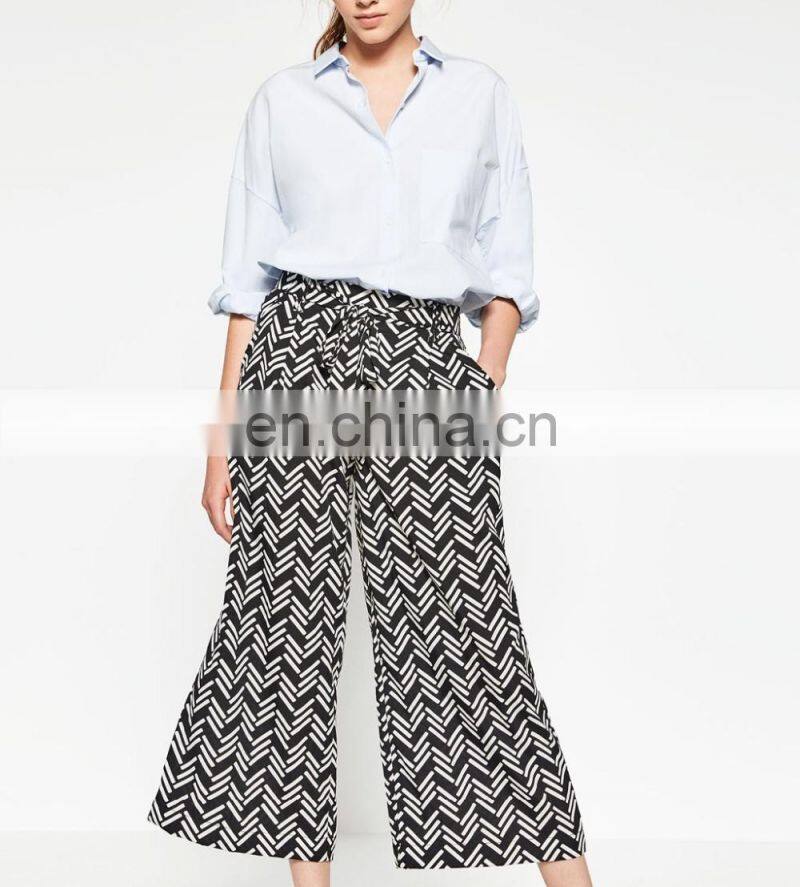 New design casual ruffle pants 2016