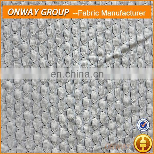 Onway Textile Printed Winter Garments Fabric Knitting Polyester Sweater Fabric