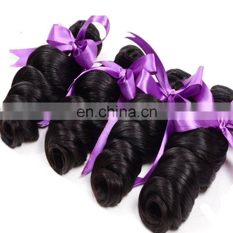 Hair weave in bulk natural hair extensions