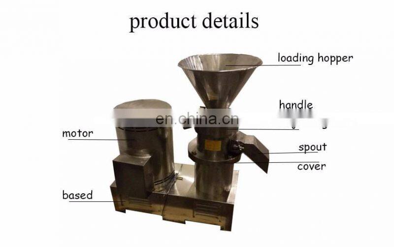 Top manufacture peanut butter grinder peanut butter machine fruit jam machine tahini grinding machine