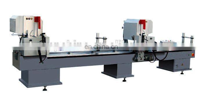Double head cutting saw for aluminum profile/aluminium window frame making machine