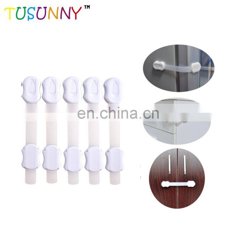 Wholesale high quality baby safety protection plastic adjustable safety lock