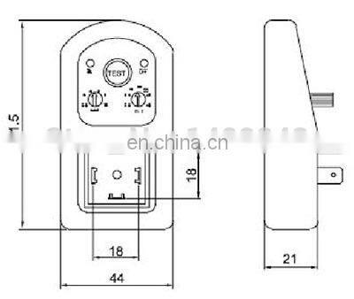 24VDC 220V AC High Quality Electric Drain Timer connector for solenoid valve automatic drain water controller DIN43650A