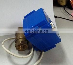 2 way Fan coil valve CWX-50K DN20 G3/4'' BSP Motor operation CR02 220V electric ball valve brass