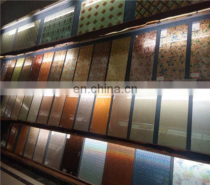 China Supplier Custom Shape 6mm Decorative Glass wall art Used For Decoration