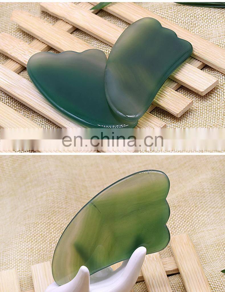 Jeans Scraping Machine Jade Rose Quartz Guasha Stone Scraping Massage Boards