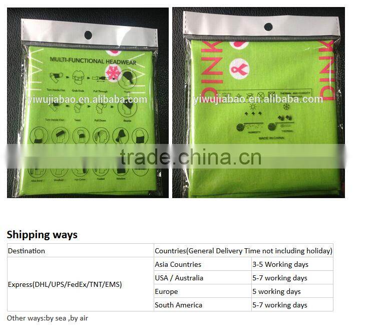 Multi Way Used Bandana /Bandana Scarf / Multifunctional Bandana