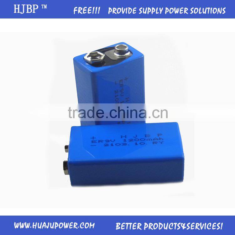 2016 hot sale ER9V 3.6V LiSOCl2 non-rechargeable Lithium primary battery