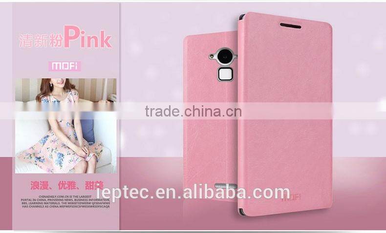 MOFi Case Funda Celular Housing for Coolpad Note 3 Plus, Handset Coque Flip Leather Back Cover for Coolpad Dazen Note3 Plus
