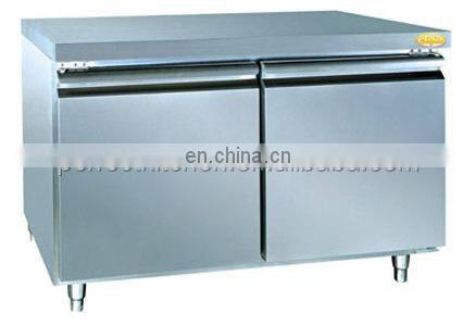 Commercial Under Counter Stainless Steel Worktable Refrigerator Freezer