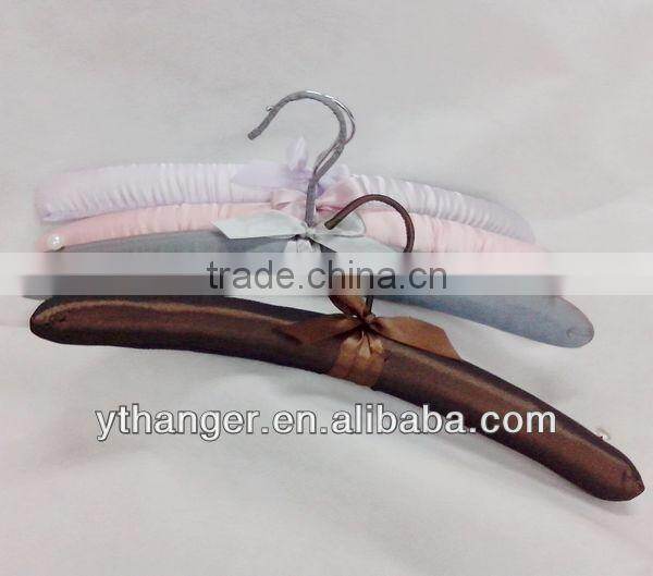 CL01 fabric cloth hanger foam hangers silk hanger brown