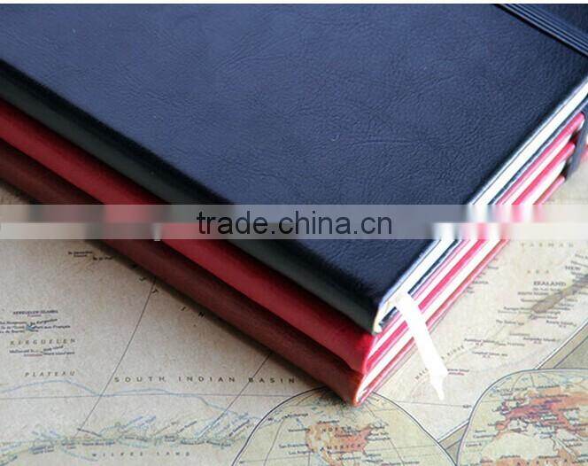 cheap hardcover book notebook with Elastic cord office book students book