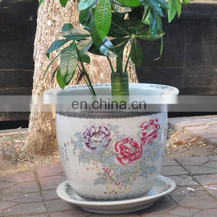 jingdezhen famille-rose porcelain garden flower plant pots wholesale