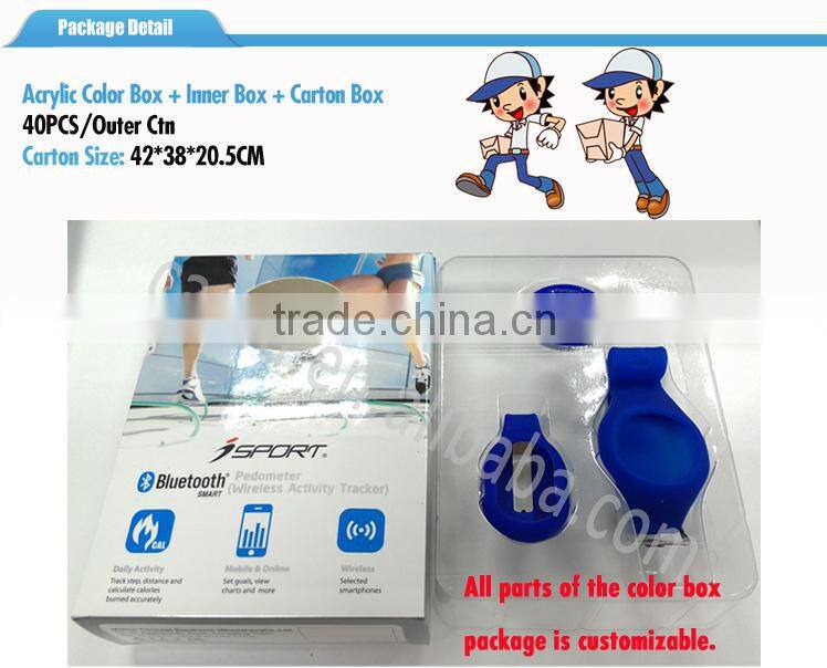 Unique Design 15 Day Memorys Pedometer Bluetooth