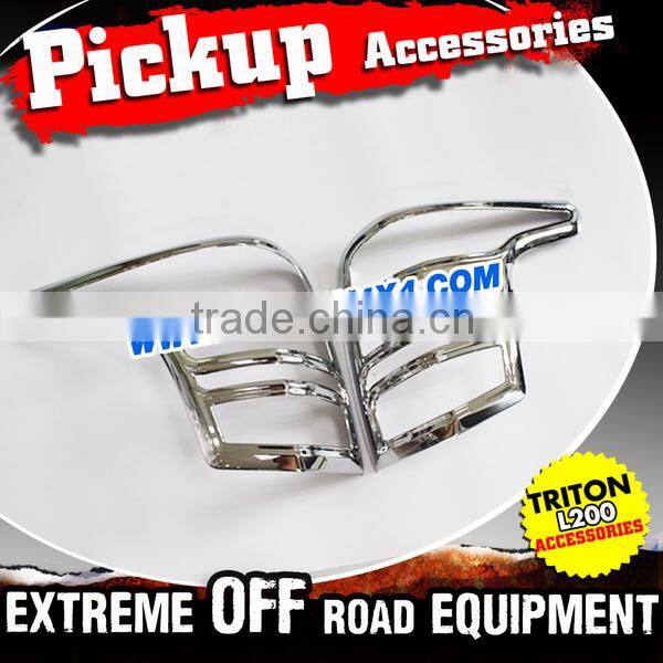 Chrome Kits Accessories Rear Gate Cover For 2015 Mitsubishi Triton L200