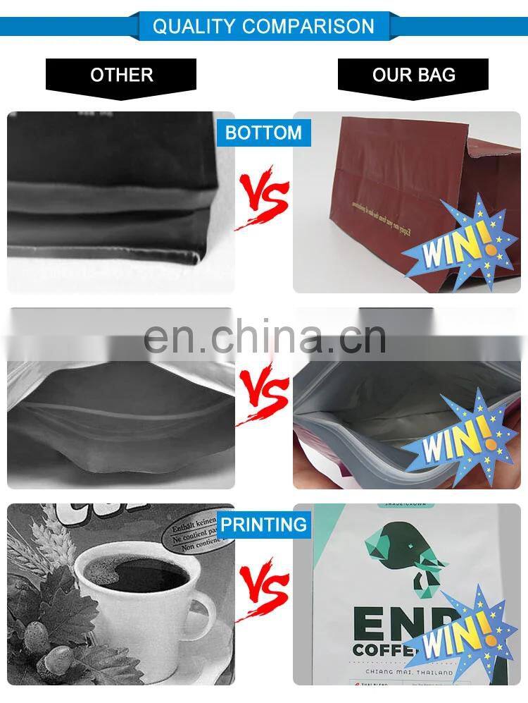 Custom printed White matte spice powder dried food package mylar bags with stand up resealable bags ziplock bag food