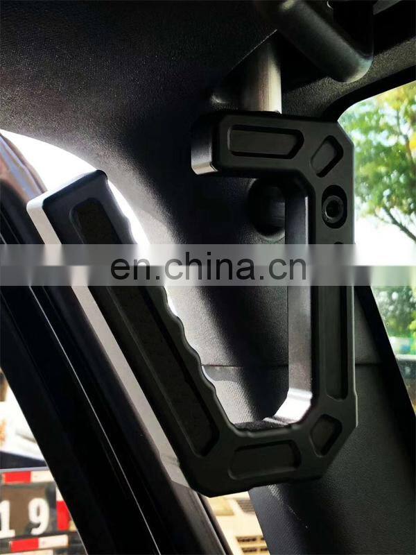 Furyengraver aluminum front grab handle for Jeep wrangler jk 2007+ offroad handle bar