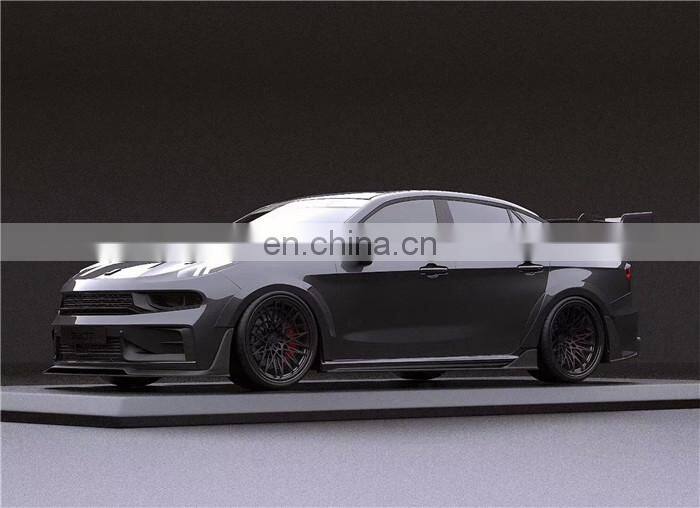 Runde For Lynk & Co 03 Upgrade Robot Style Newest Body Kit Front Lip Rear Diffuser Spoiler Side Skirts Wide Wheel Eyebrows