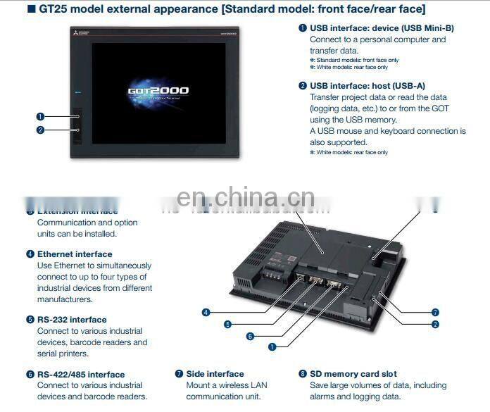 GT2310-VTBA Mitsubishi VGA CC-Link Touch Panel GT2310VTBA HMI