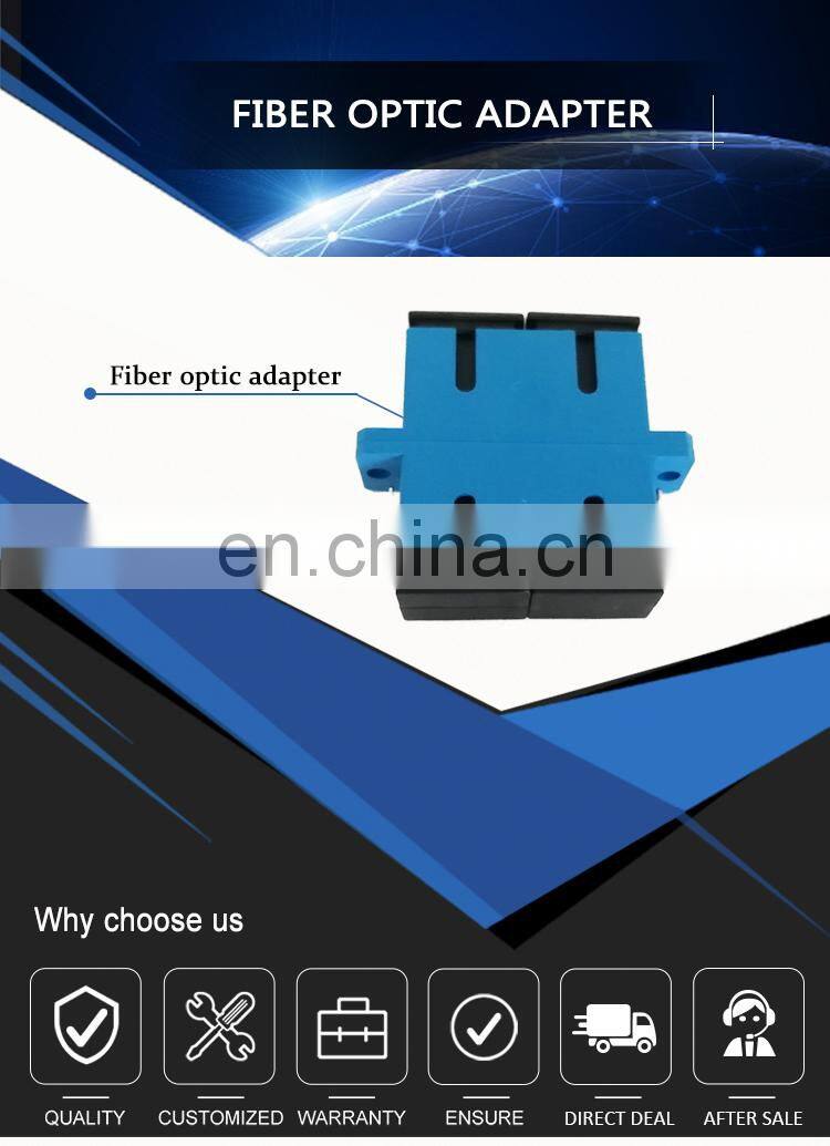 Hot selling Simplex Duplex Sc APC UPC Single Mode Fiber Optic Adapter Adaptors