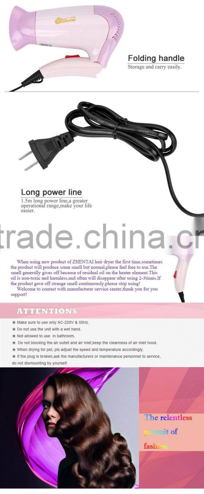 Foldable Hair Dryer Private Labeling DC Motor Hair Dryer