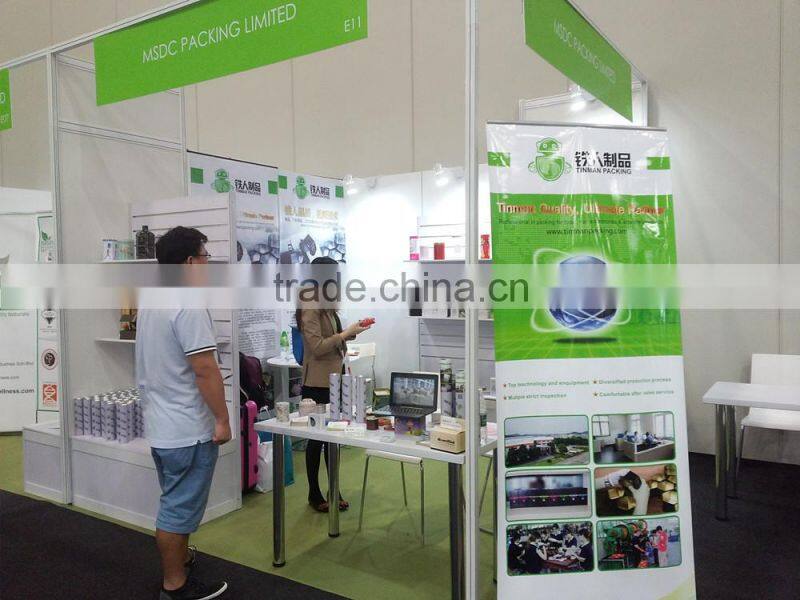 Plain tin case round USB tin case