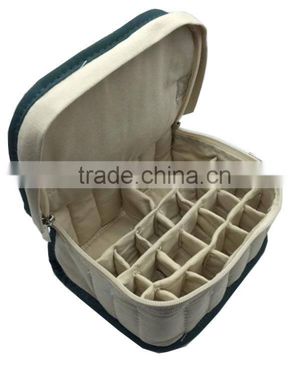 plain canvas essential oil carrying case, 30bottles essential oil carry case bag, custom essential oil salon carrying case bag