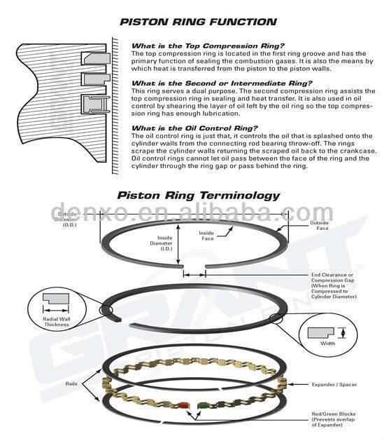 745818M91 Massey Ferguson Tractor Engine Piston Ring Set