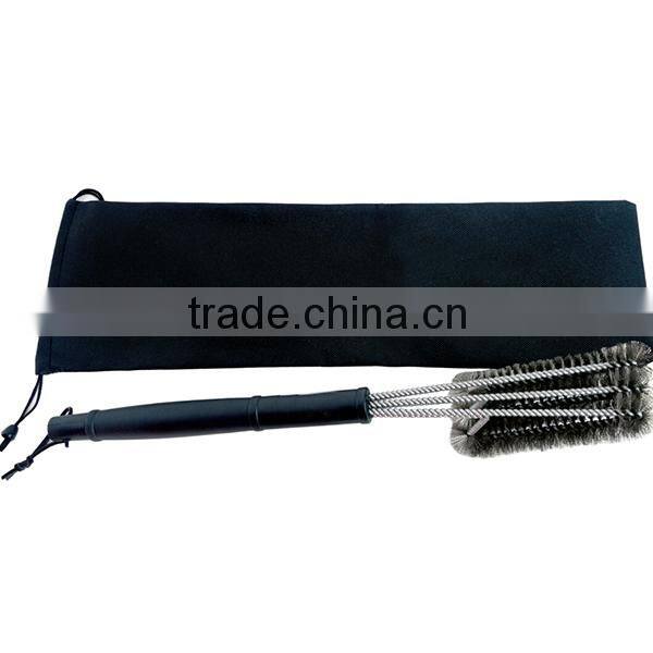 LatestTop rank 18' Stainless Steel wire BBQ grill brush Barbecue Grill Brush with long handle cleaning brush