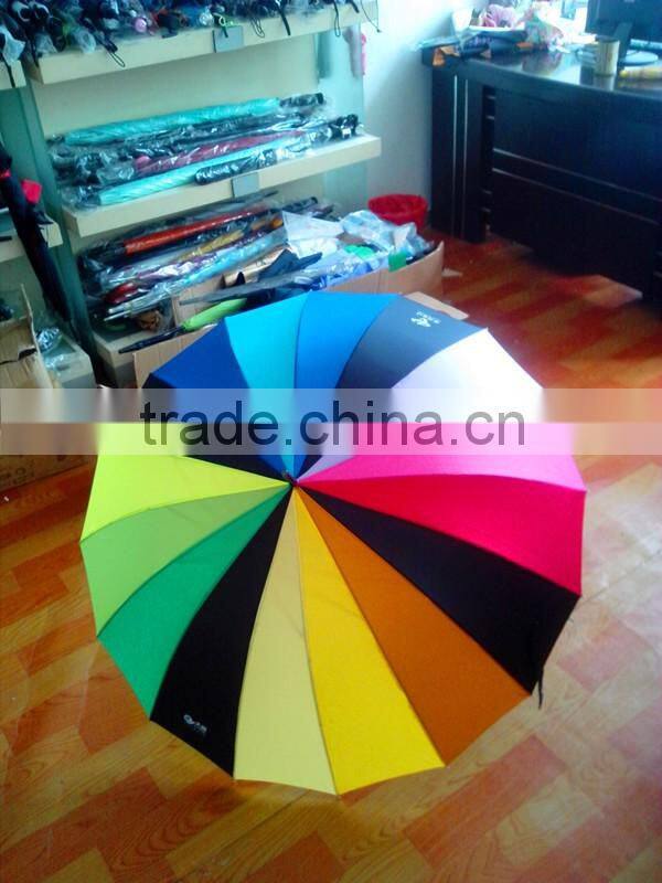 rainbow automatic 16k ribs umbrella