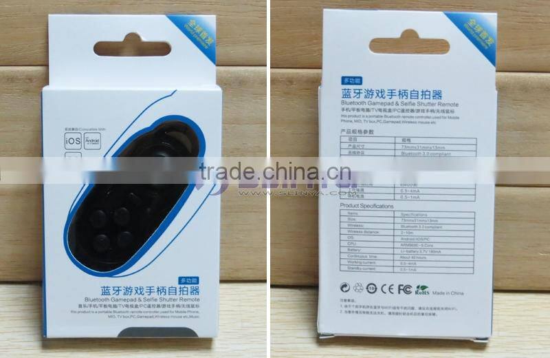 For google cardboard 3D glasses Bluetooth Controller/ Joystick Bluetooth Gamepad For Android/IOS/PC