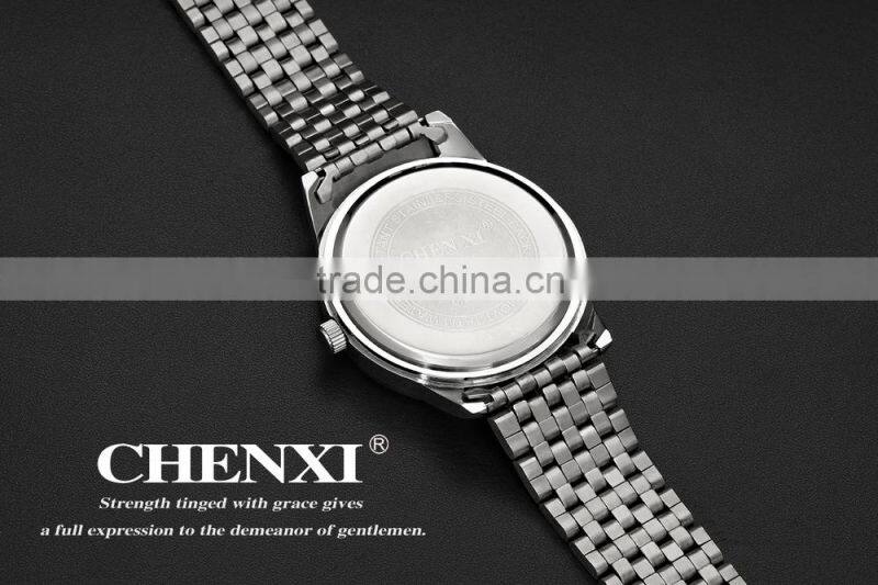 Latest Fashion Water Resisitant Stainless Steel Watches Men Calendar Watch 051AMS