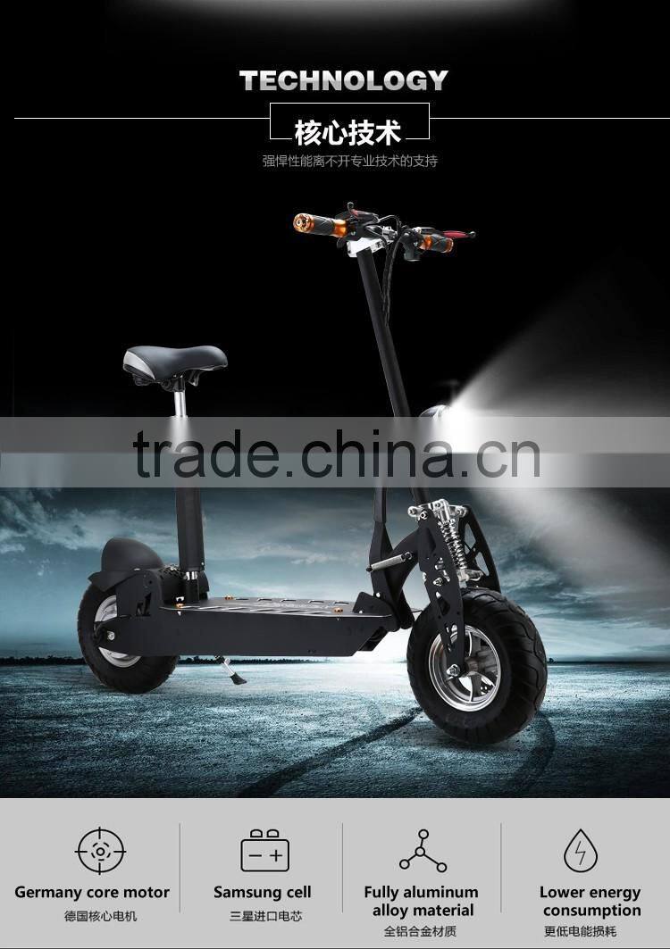 li-ion battery stand up electric scooter