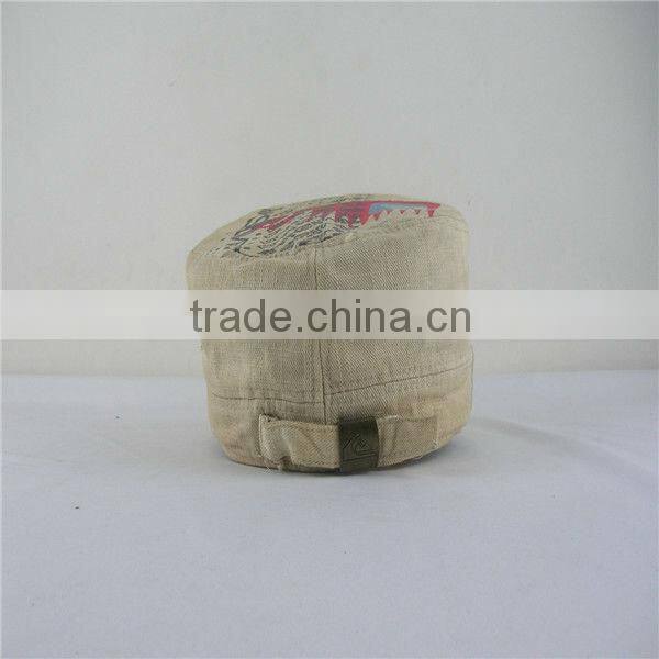 fashion cotton customized army style hat and caps