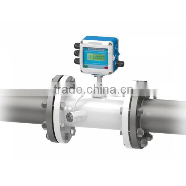 Ultrasonic liquid control inline flow meter