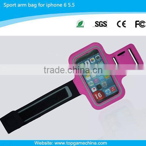 Useful mobile phone arm bag for iphone 6 plus