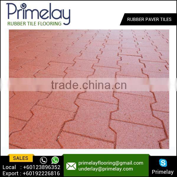 Original Brand Green Recycled Rubber Paver Tile Seller
